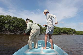 Fly Fishing Lodge in Ascension Bay Mexico
