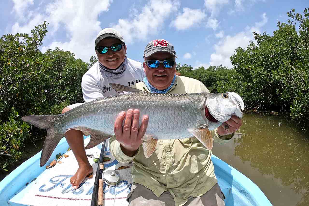 Tarpon Mexico Fly Fishing Lodge Ascension Bay
